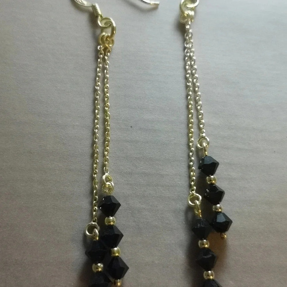 Dangle  925 earrings - Picture 3 of 3